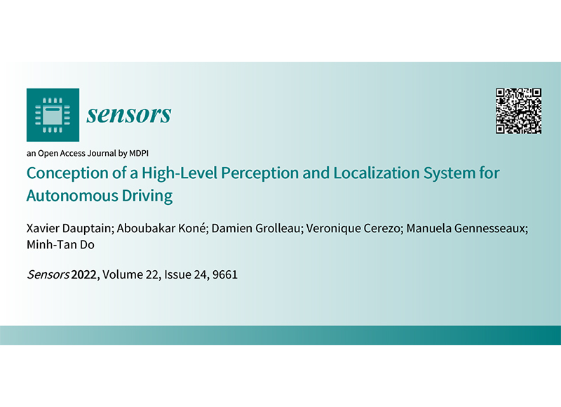 White paper : Conception of a high-level perception and localisation system for autonomous driving